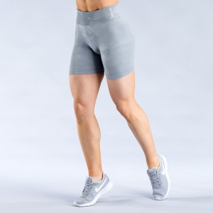 Dámské Shorts DFYNE Dynamic Mist 4.5" Světle Šedé Bílé | MVQOJN803