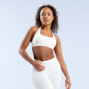 Dámské Sportovní Podprsenka DFYNE Impact Bílé | NQISPB638