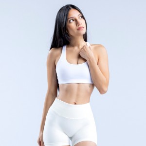 Dámské Sportovní Podprsenka DFYNE Origin Racer Back Bílé | JRTOHL305