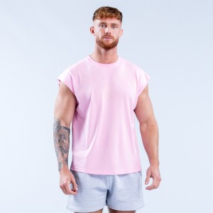 Pánské Tílko DFYNE Signature Světle Růžové Růžové | ZQEYJX281