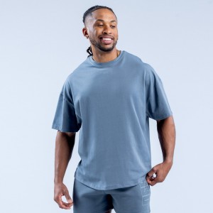 Pánské Tričko DFYNE Recharge Graphic Šedé | OTXPJD469