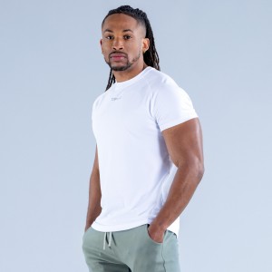 Pánské Tričko DFYNE Stealth Bílé | YEQSIU490