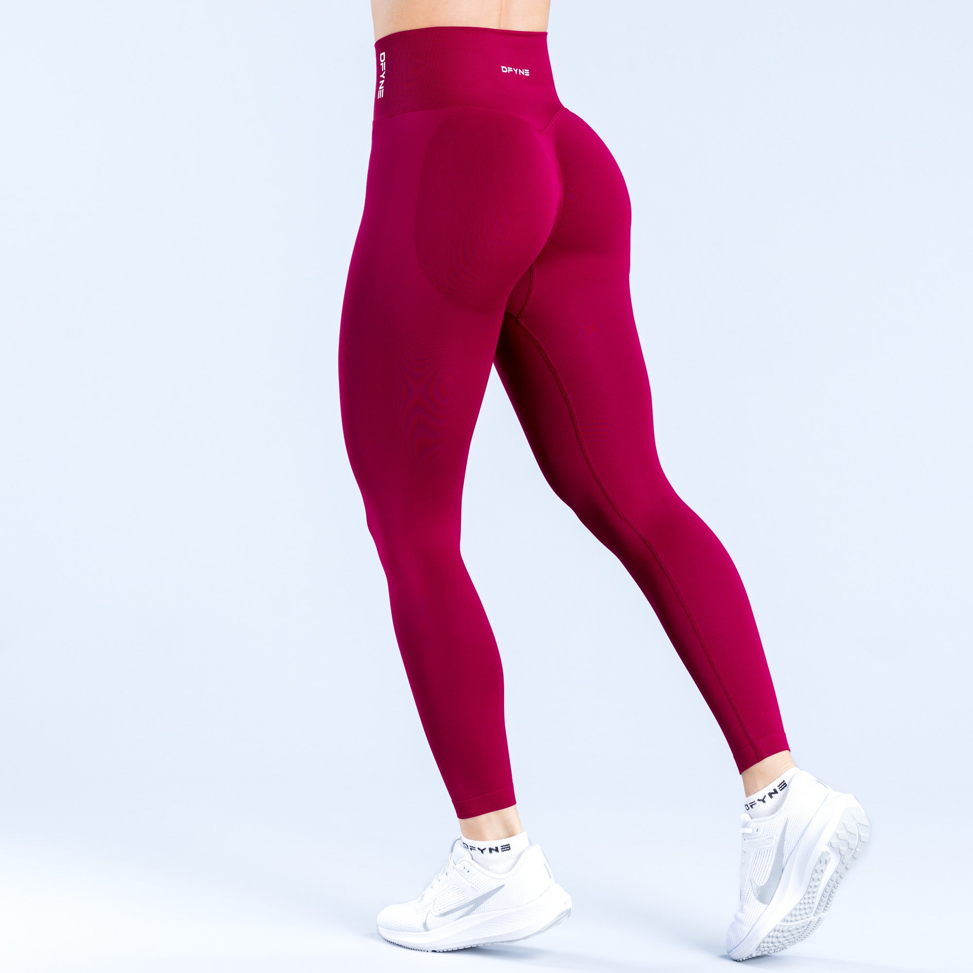 Dámské Leggings DFYNE Dynamic Fuchsie | UJKFAL368