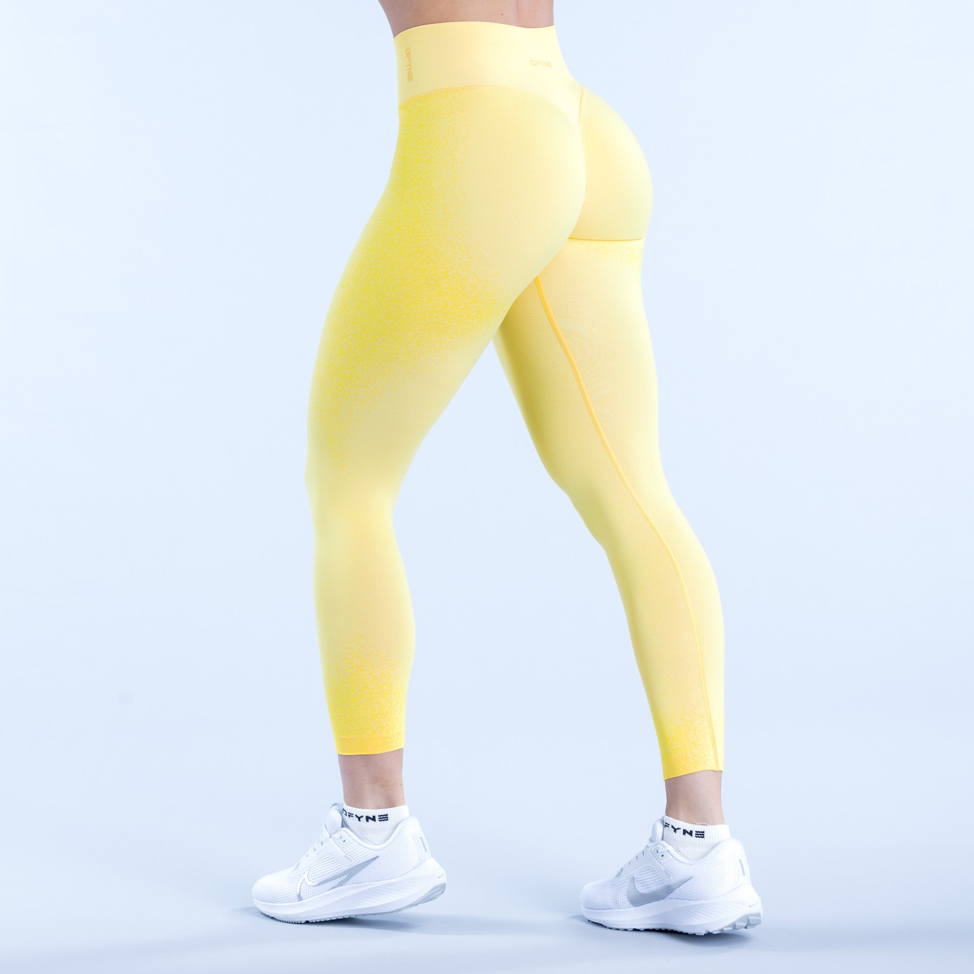 Dámské Leggings DFYNE Ignite Citrón | EYARQG386