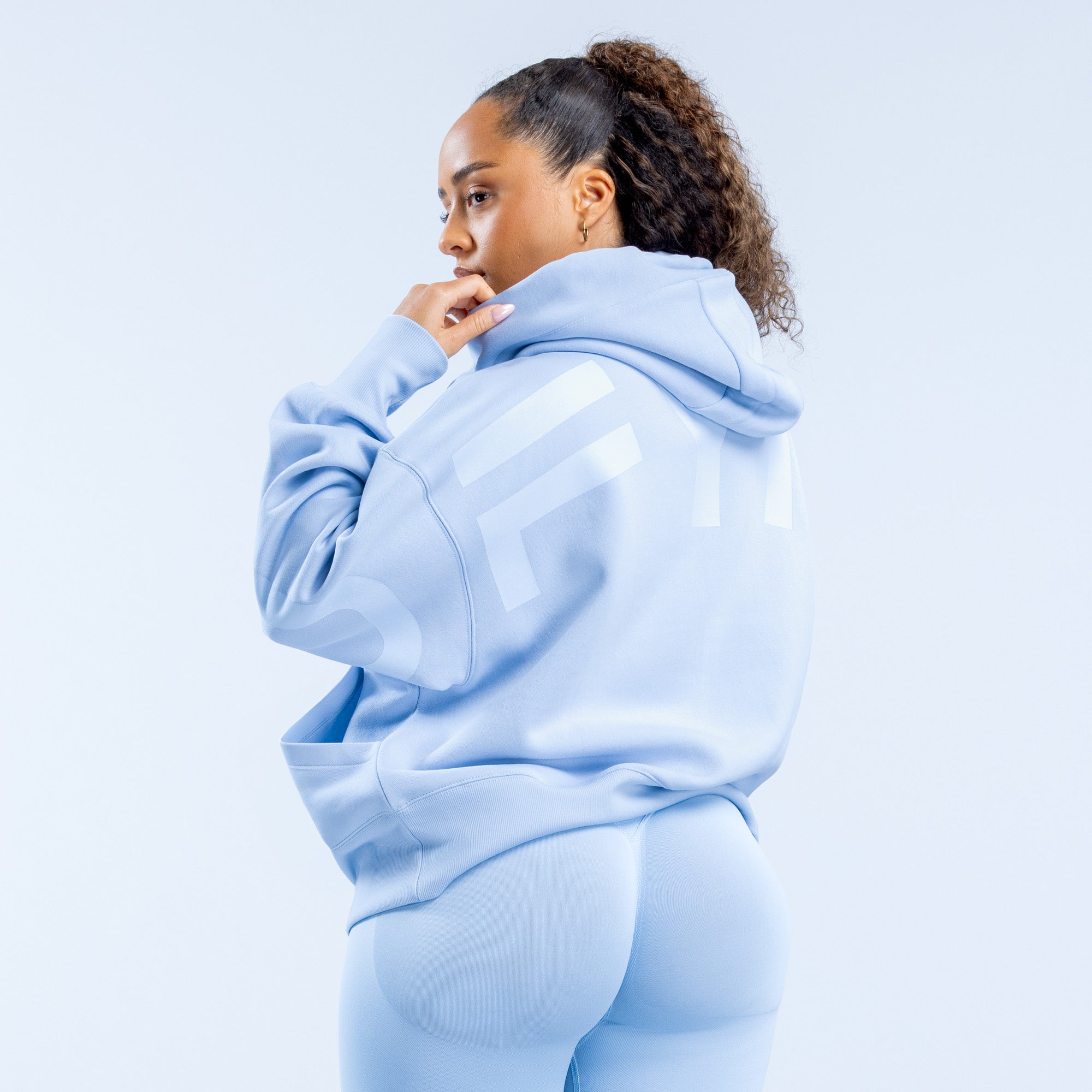 Dámské Mikina s Kapucí DFYNE Signature Blankyt | MAFNRB431