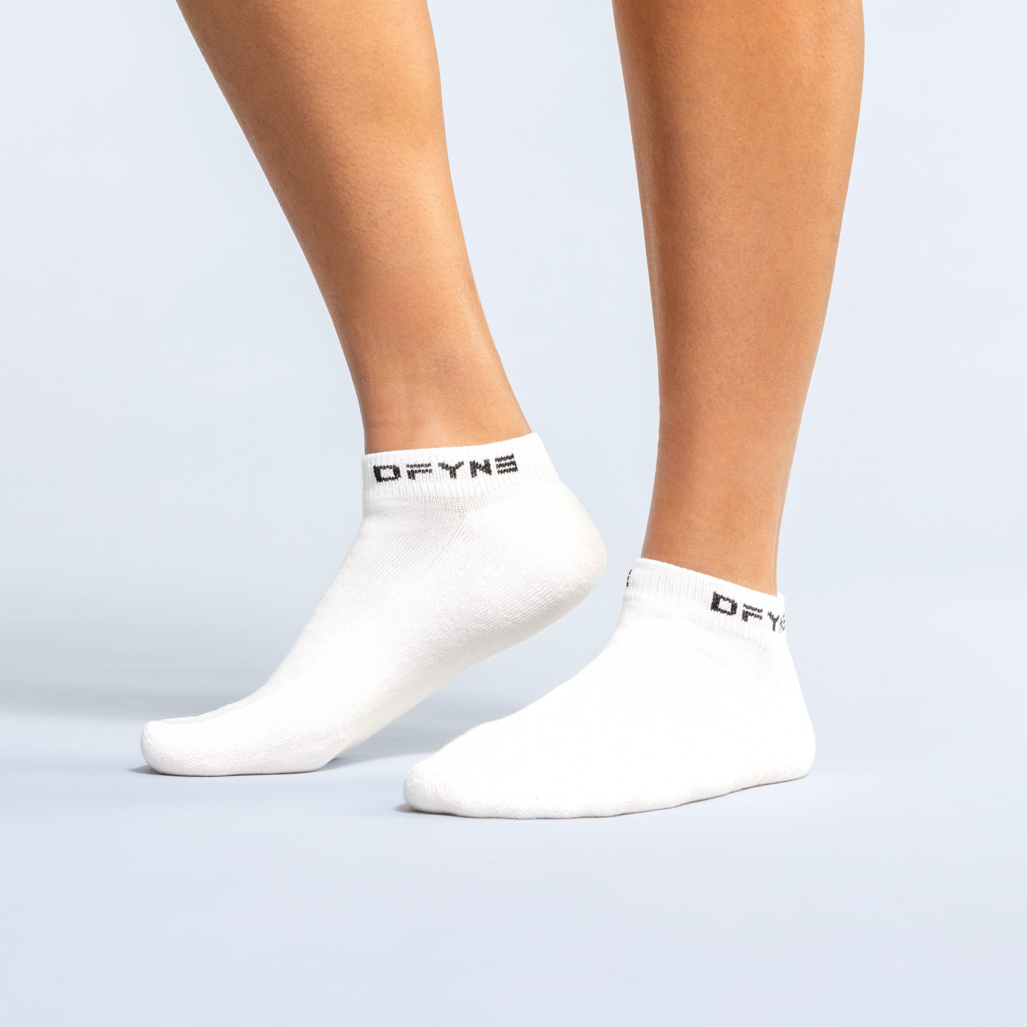 Dámské Ponožky DFYNE Revive Ankle Bílé Černé | PVWZEJ458