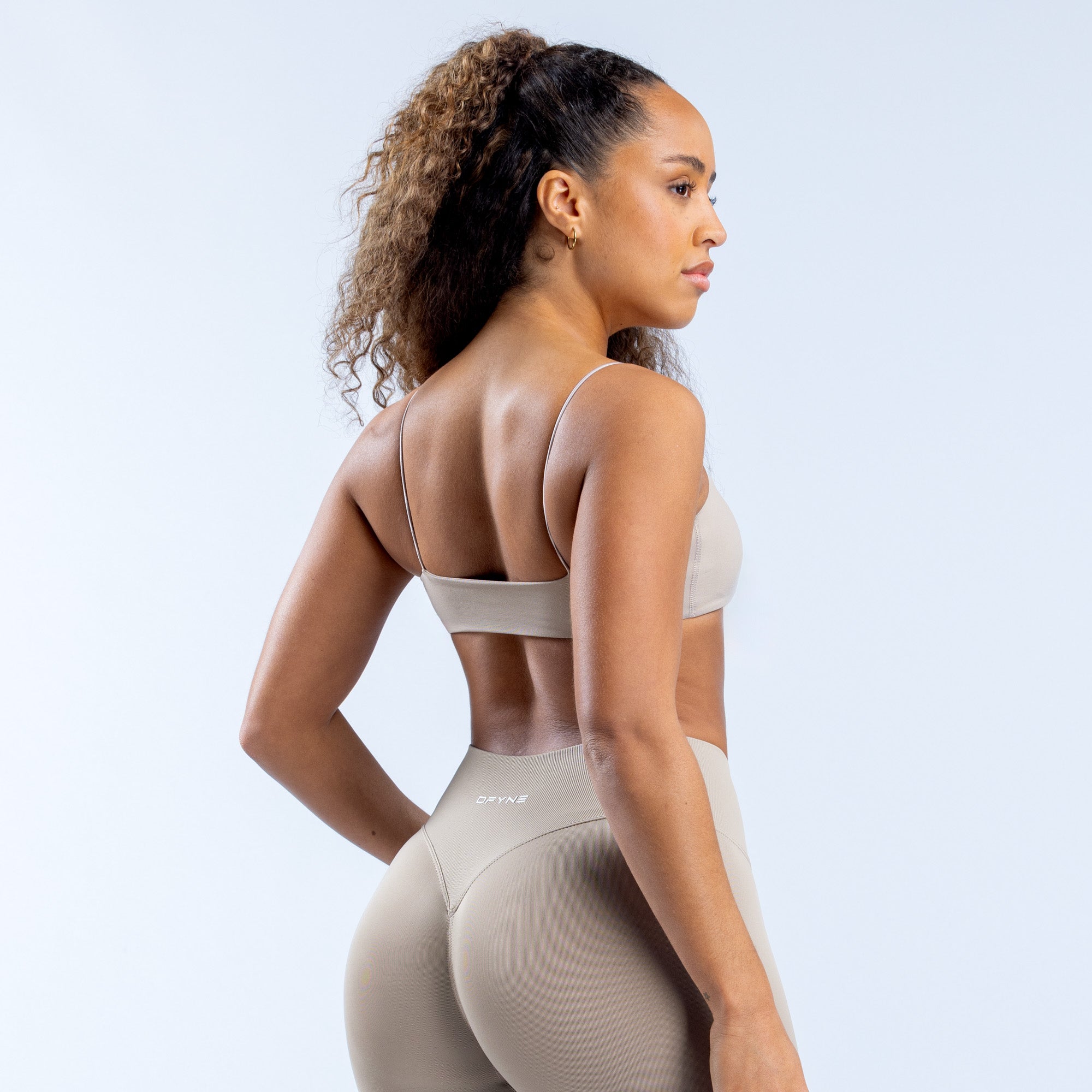 Dámské Sportovní Podprsenka DFYNE Defy Strappy Šedé | RXWAJL756