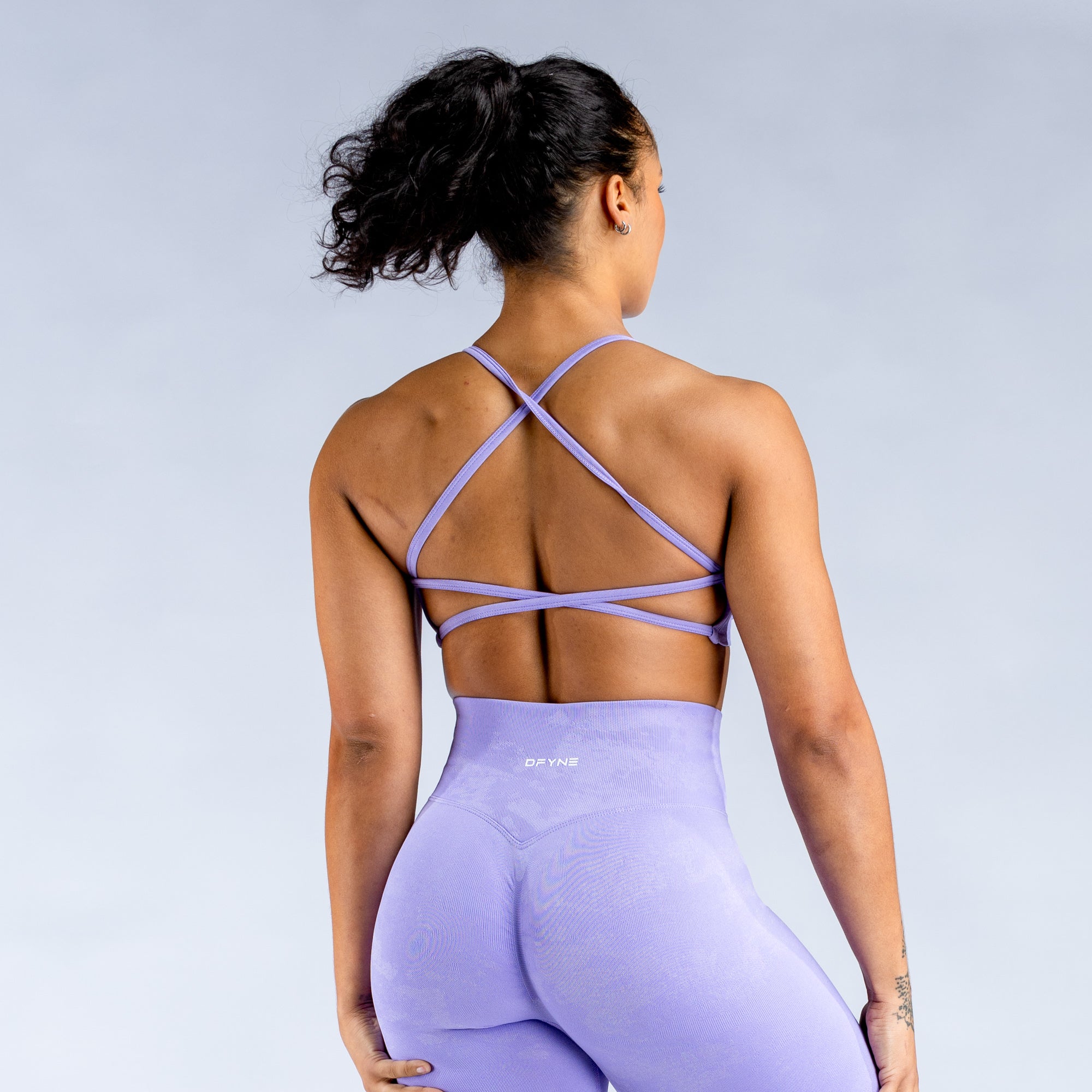 Dámské Sportovní Podprsenka DFYNE Dynamic Mist Backless Bílé | PNHDUS536