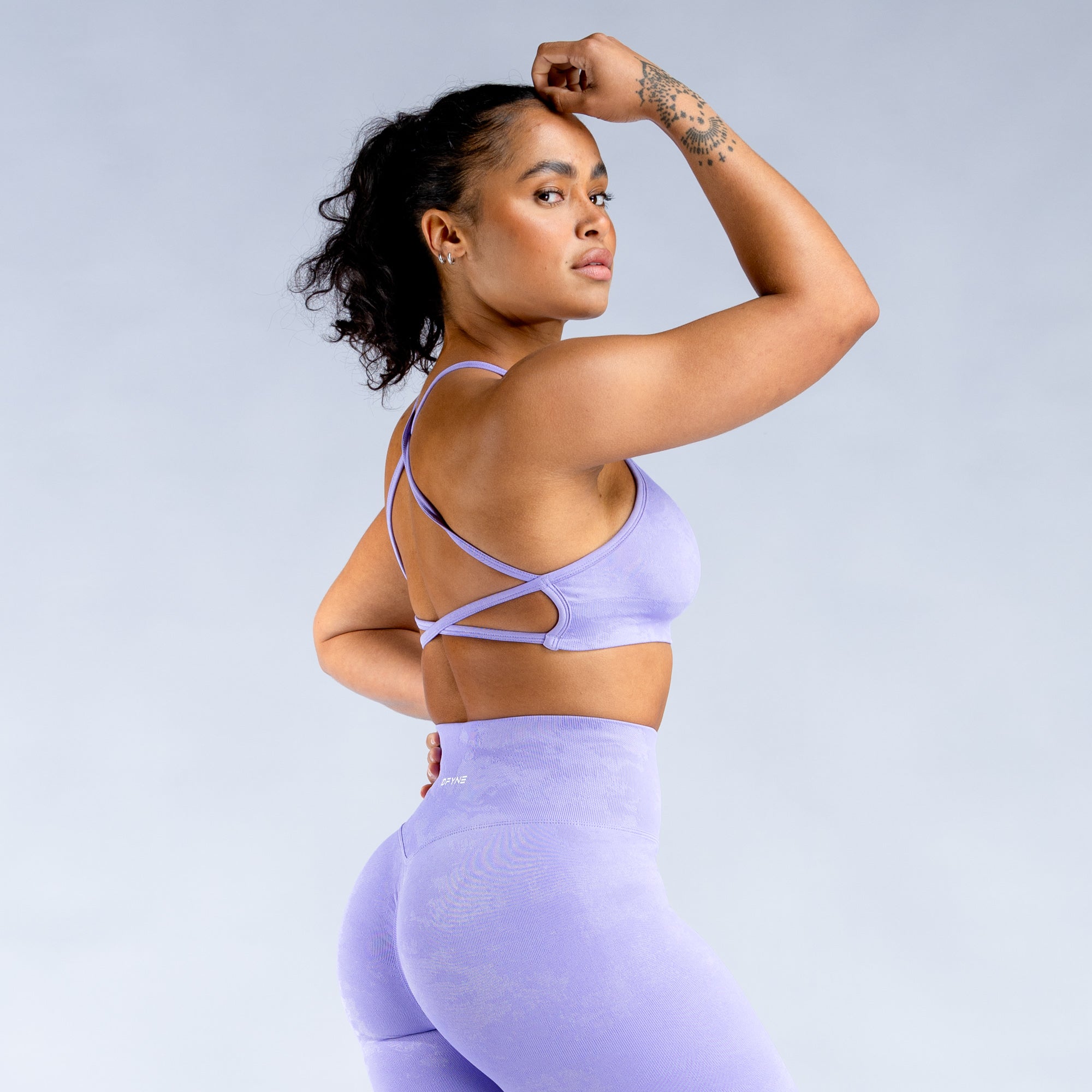 Dámské Sportovní Podprsenka DFYNE Dynamic Mist Backless Bílé | PNHDUS536