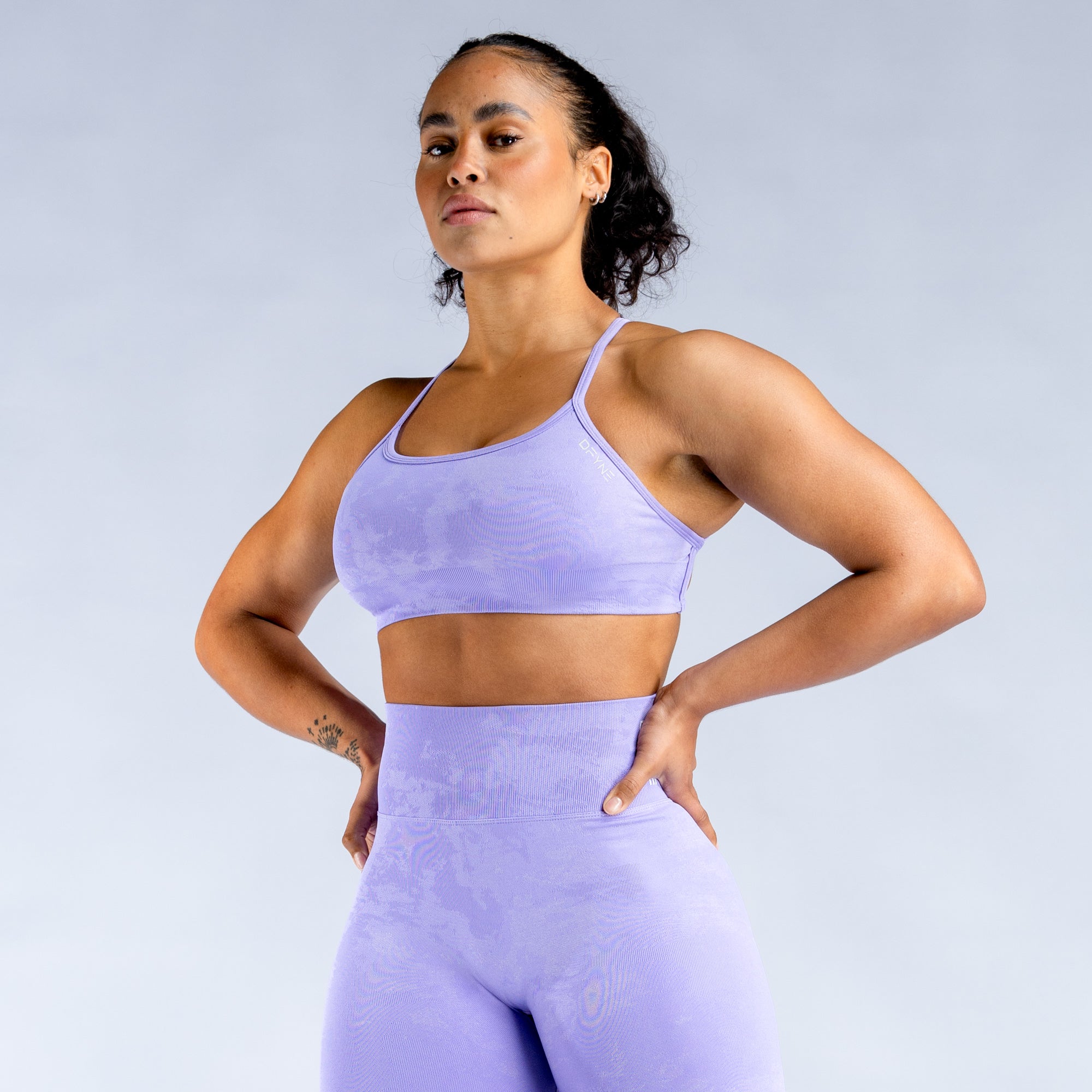 Dámské Sportovní Podprsenka DFYNE Dynamic Mist Backless Bílé | PNHDUS536