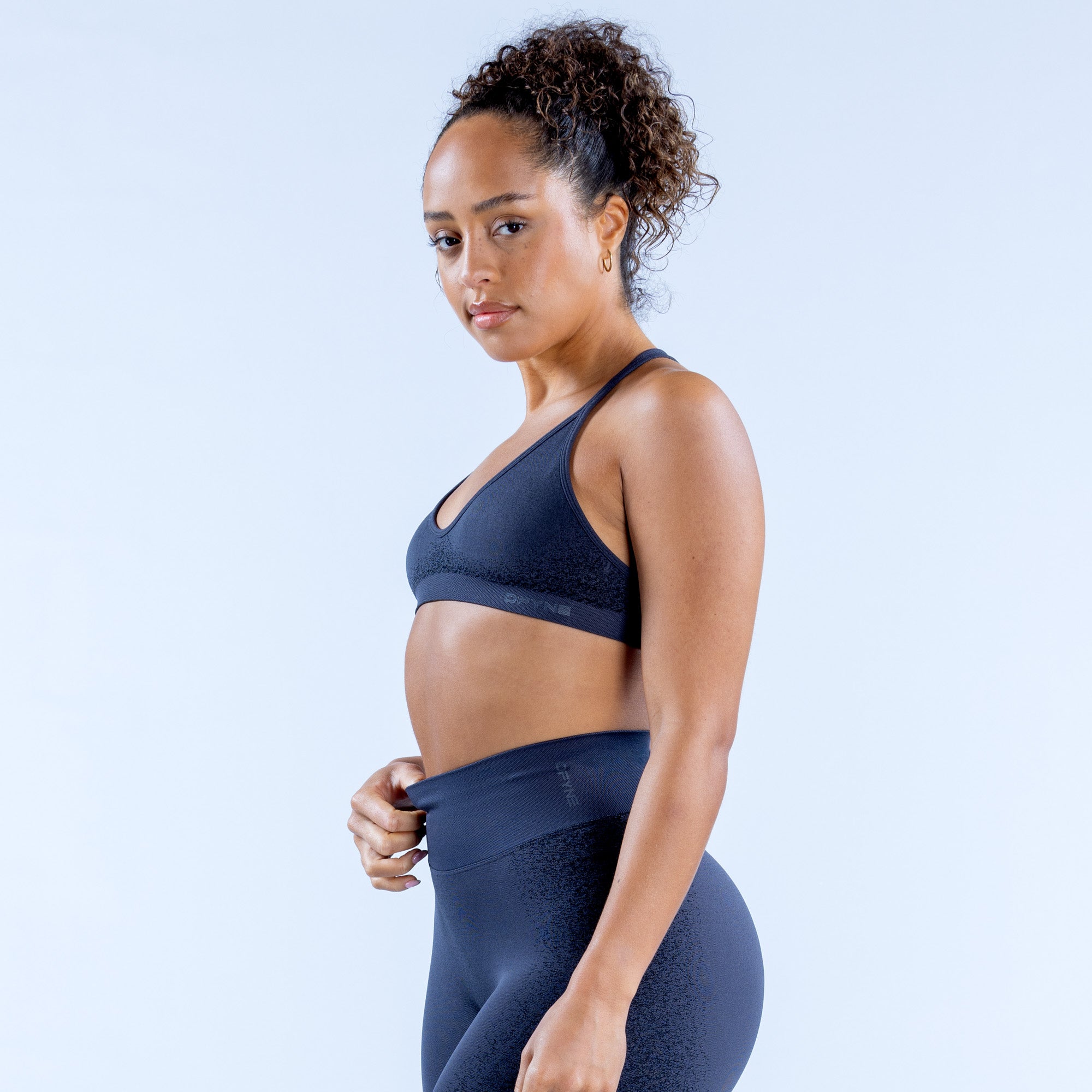 Dámské Sportovní Podprsenka DFYNE Ignite Cross Back Šedé | KXWIVU409