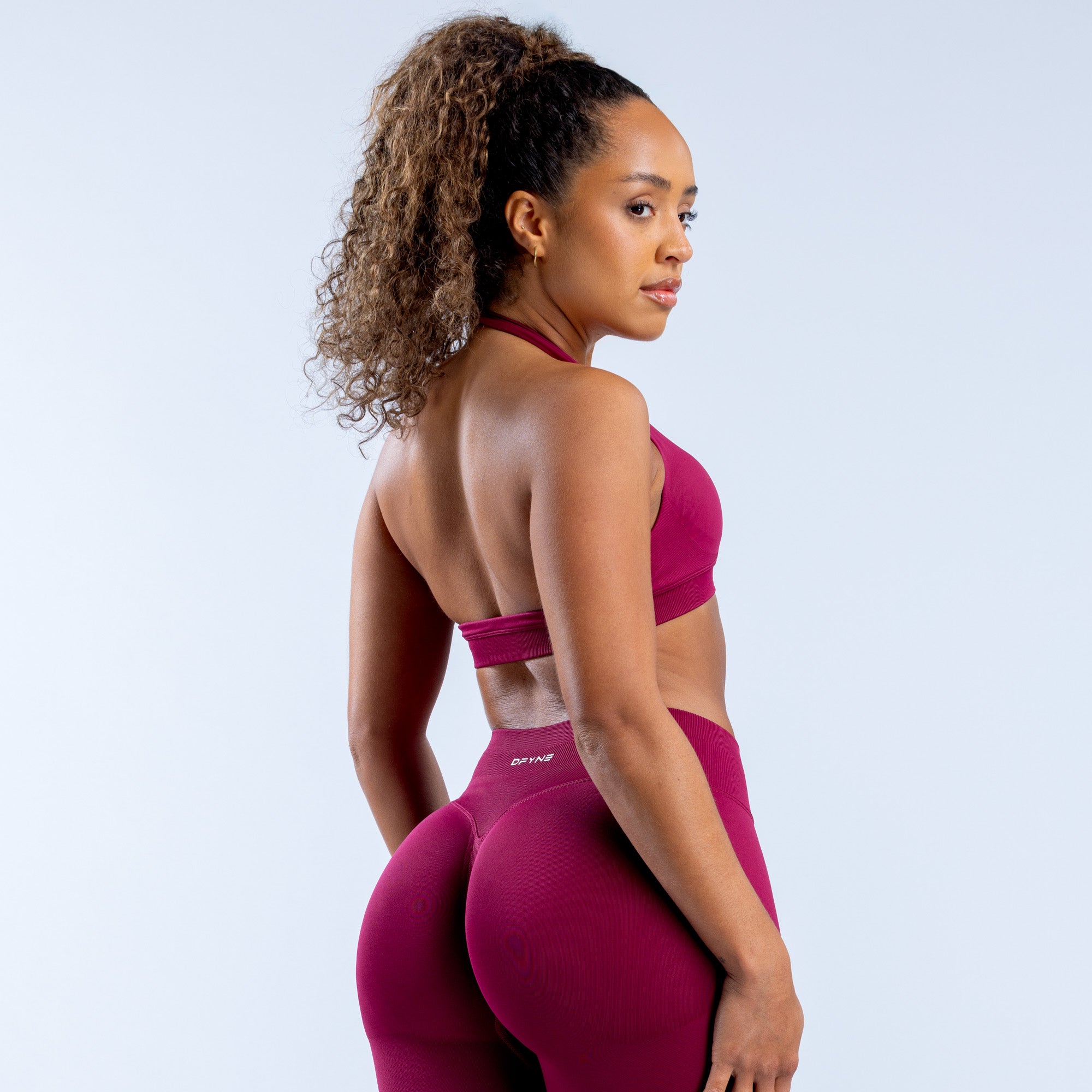 Dámské Sportovní Podprsenka DFYNE Impact Fuchsie | URCOEN834