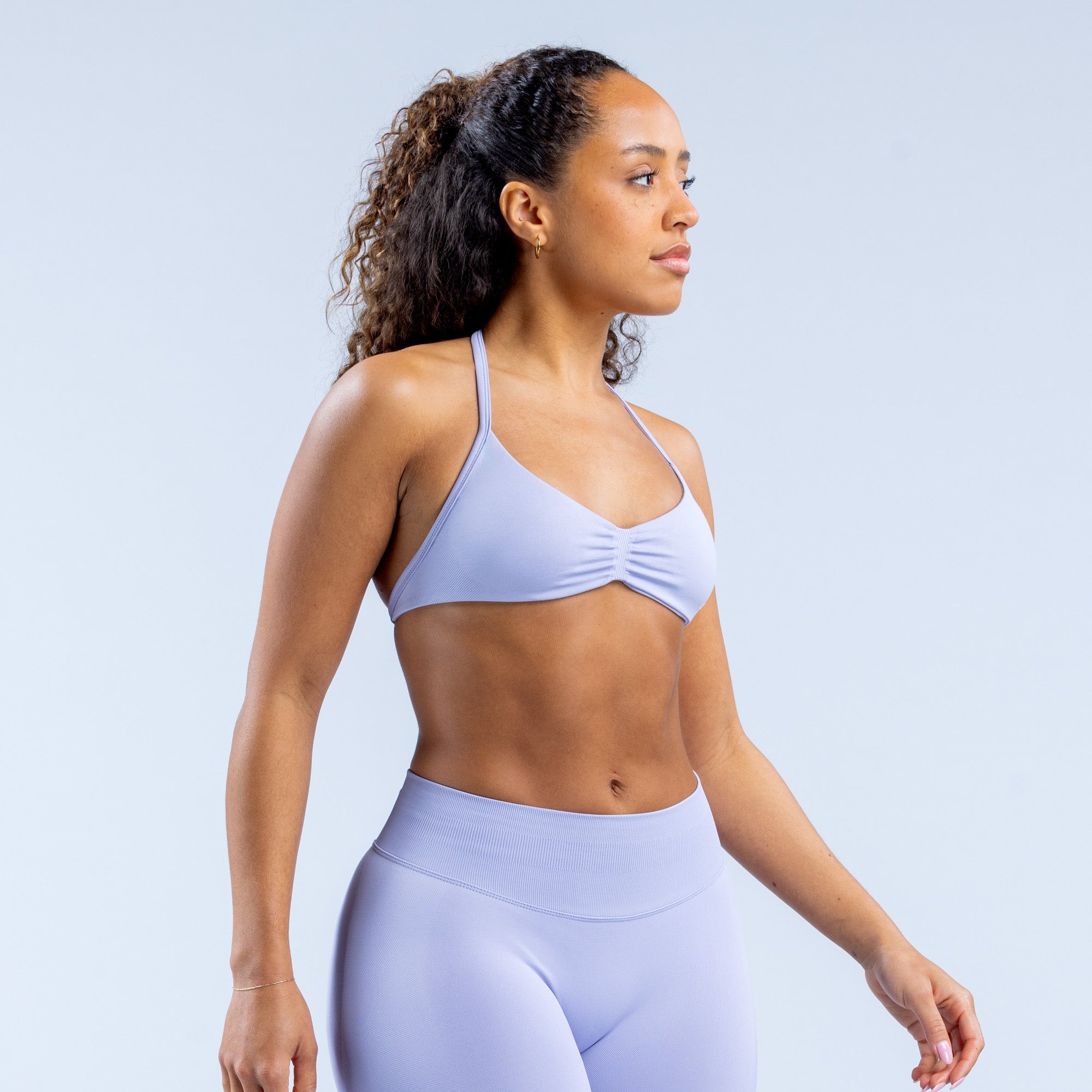 Dámské Sportovní Podprsenka DFYNE Impact Strappy Fialové | HLTVIN320