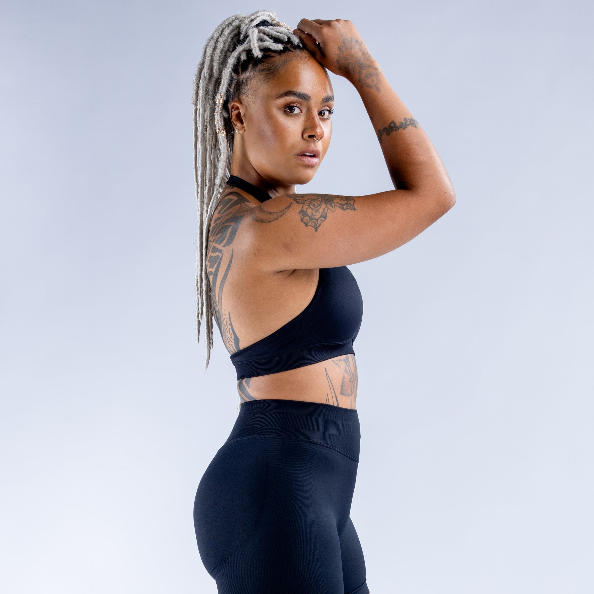 Dámské Sportovní Podprsenka DFYNE Impact Černé | TFESQH561