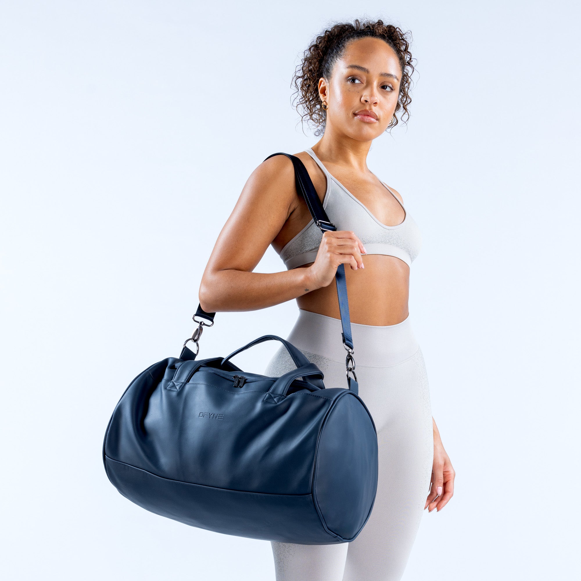 Dámské Taška Duffle DFYNE Šedé Blankyt | VFCAMU075