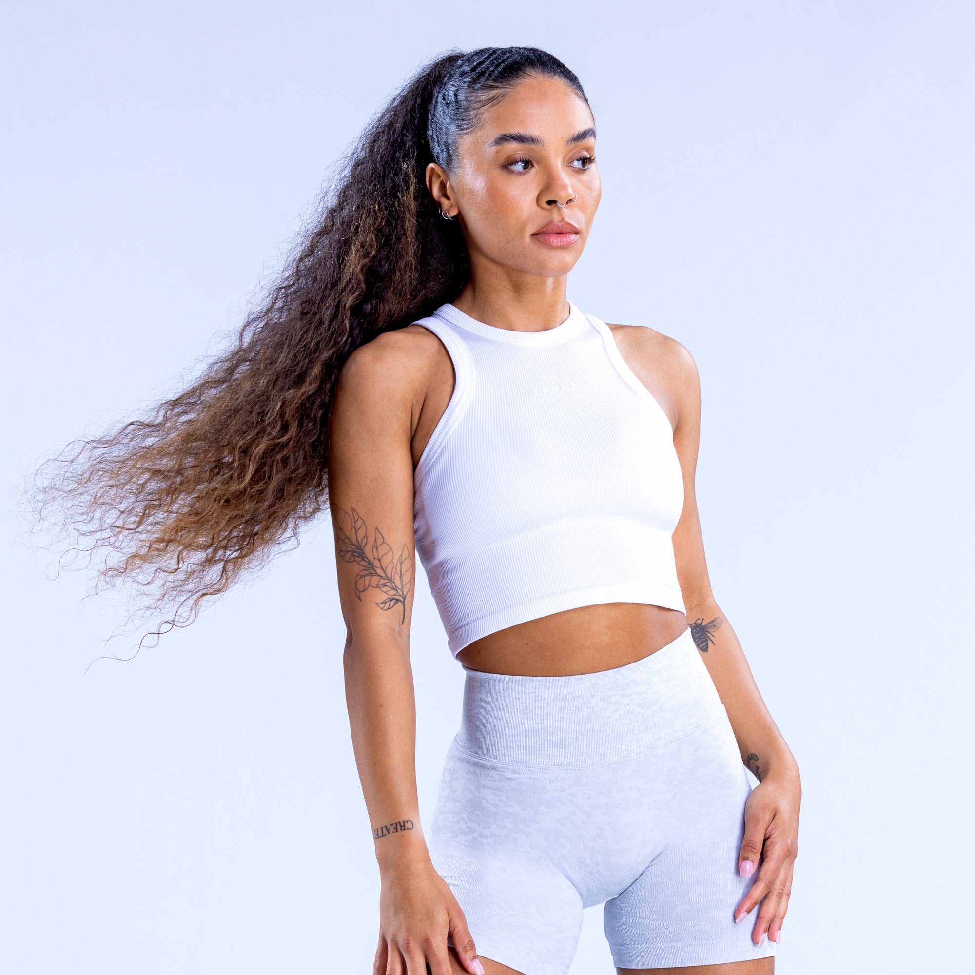 Dámské Top DFYNE Revive Racer Bílé | RDGACB754