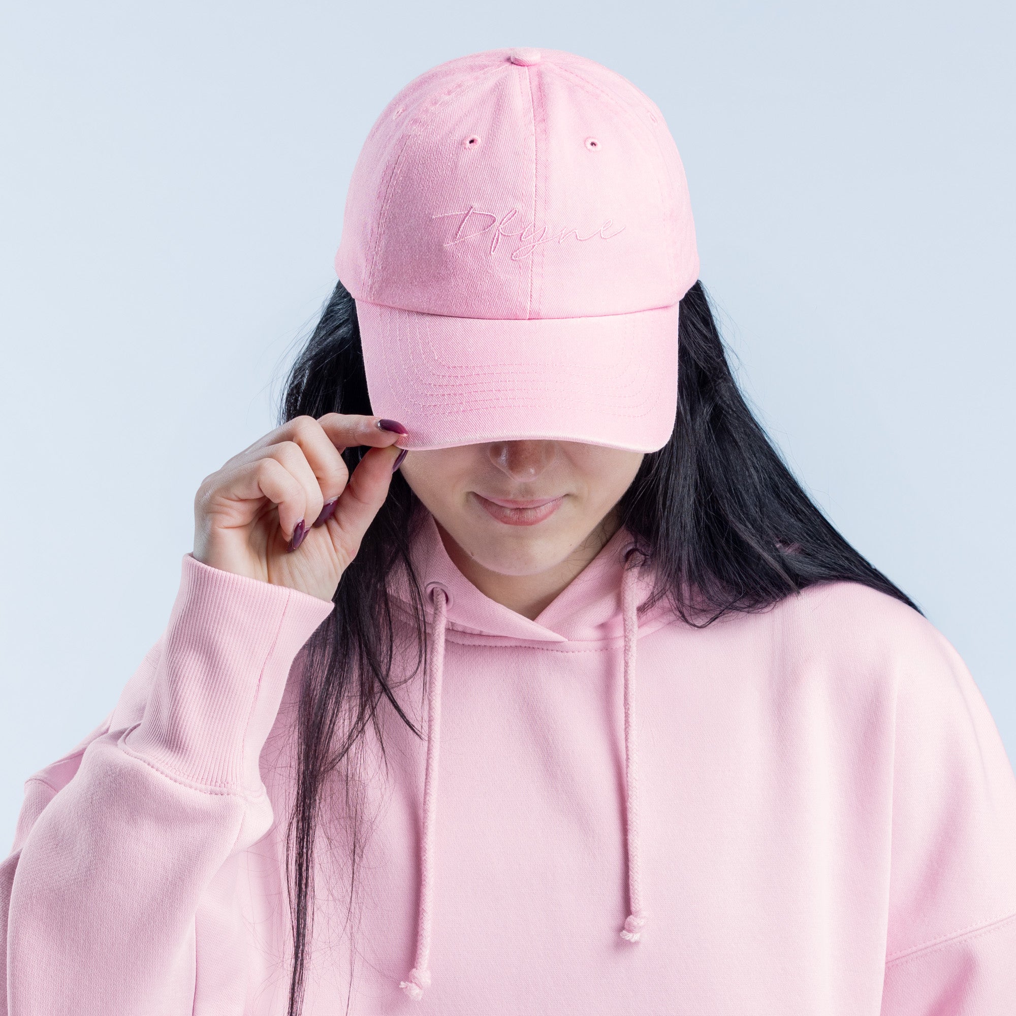 Dámské Čepice DFYNE Script Světle Růžové Růžové | XRLPIW034