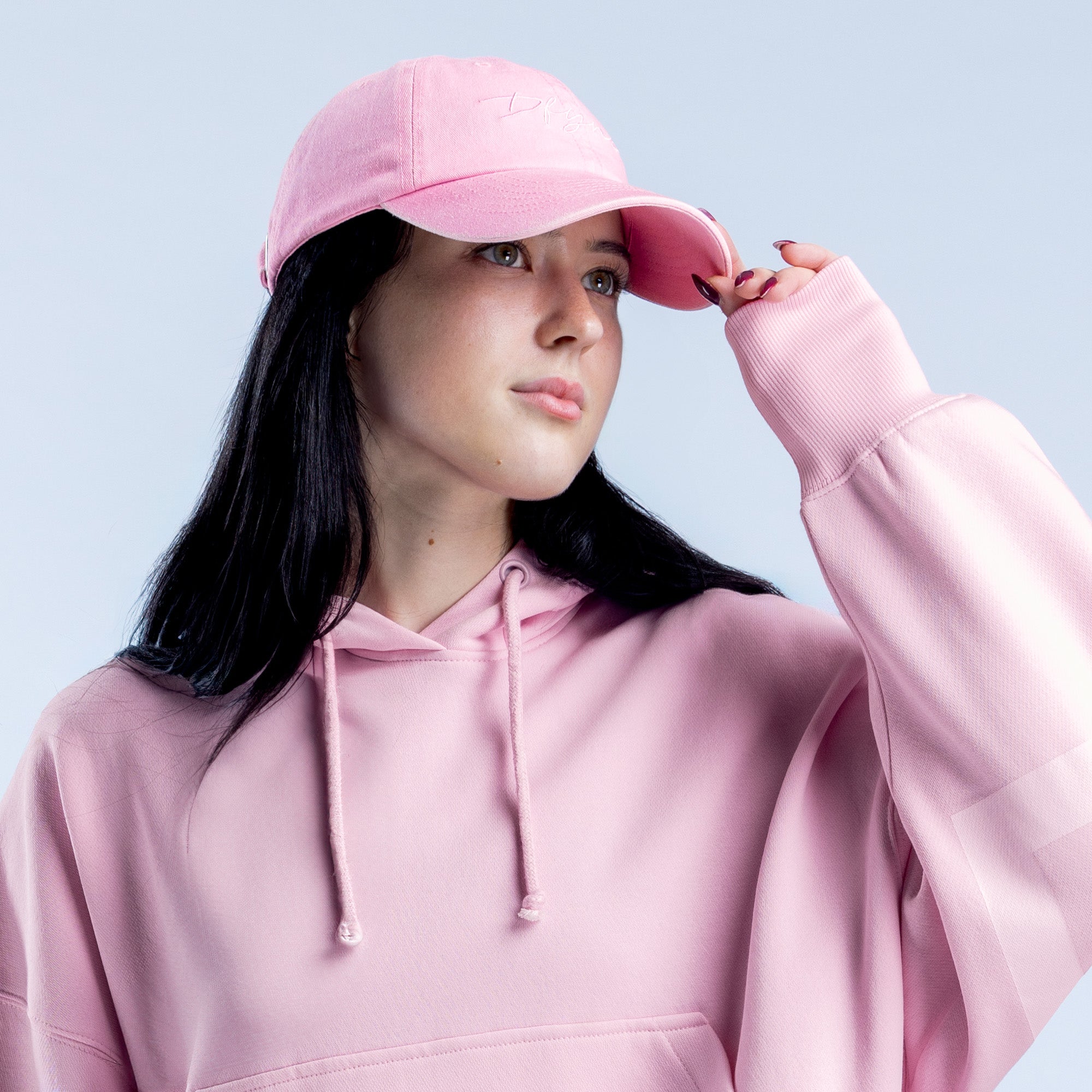 Dámské Čepice DFYNE Script Světle Růžové Růžové | XRLPIW034