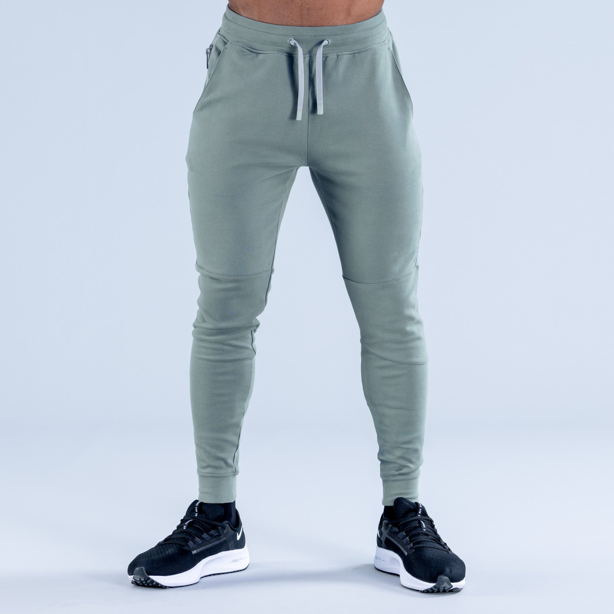 Pánské Jogger Kalhoty DFYNE Stealth Tapered Olivy Zelené | MAUNIL350
