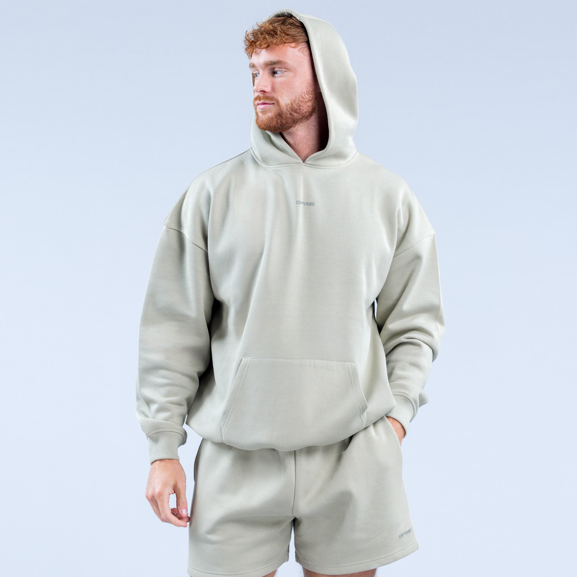 Pánské Mikina s Kapucí DFYNE Recharge Šedé | LNPXEU214