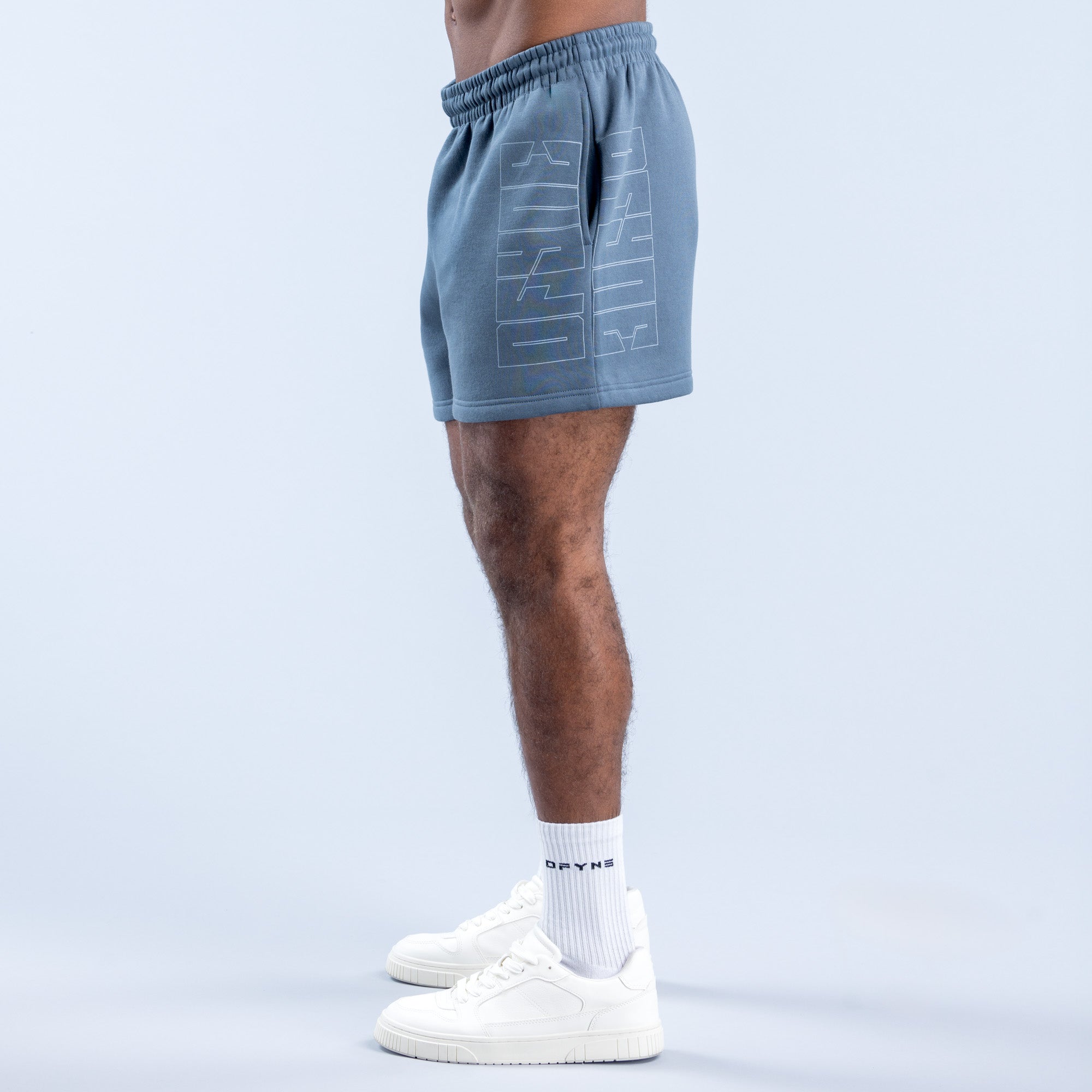 Pánské Shorts DFYNE Recharge Graphic Šedé | KSOPDV409