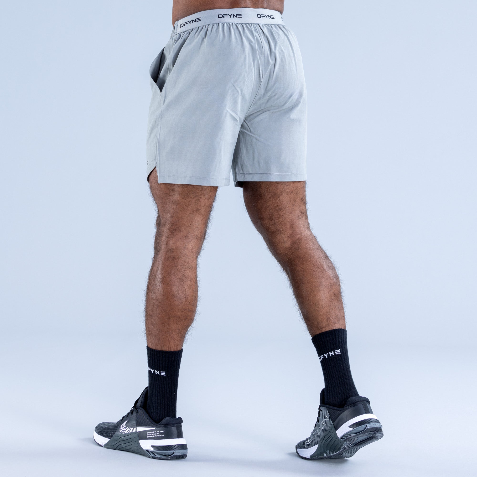 Pánské Shorts DFYNE Stealth Training Šedé | WCXDTA259