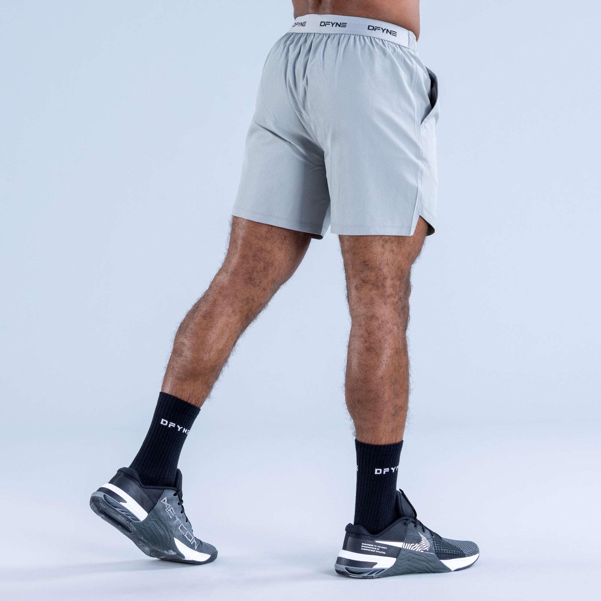 Pánské Shorts DFYNE Stealth Training Šedé | WCXDTA259