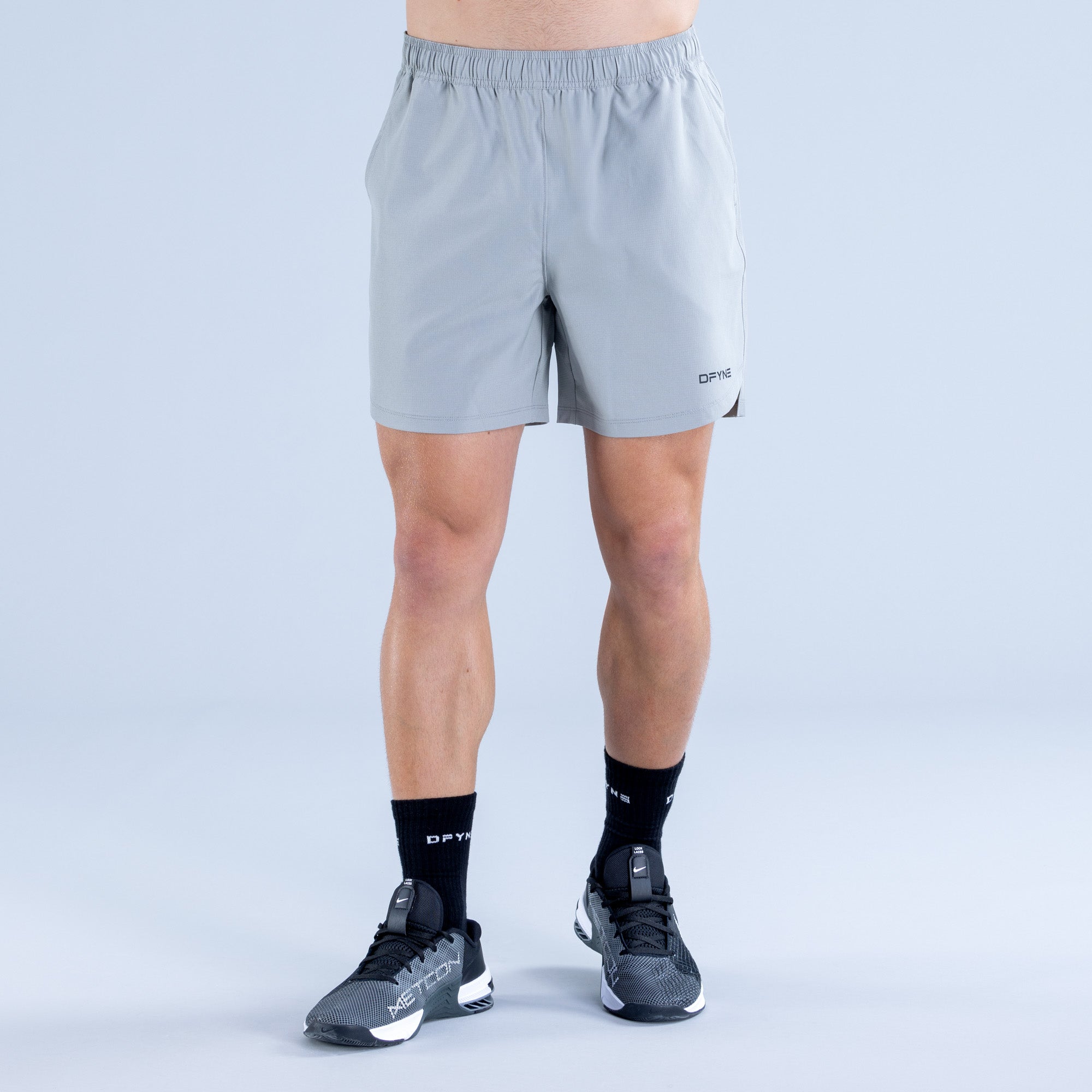 Pánské Shorts DFYNE Stealth Training Šedé | WCXDTA259