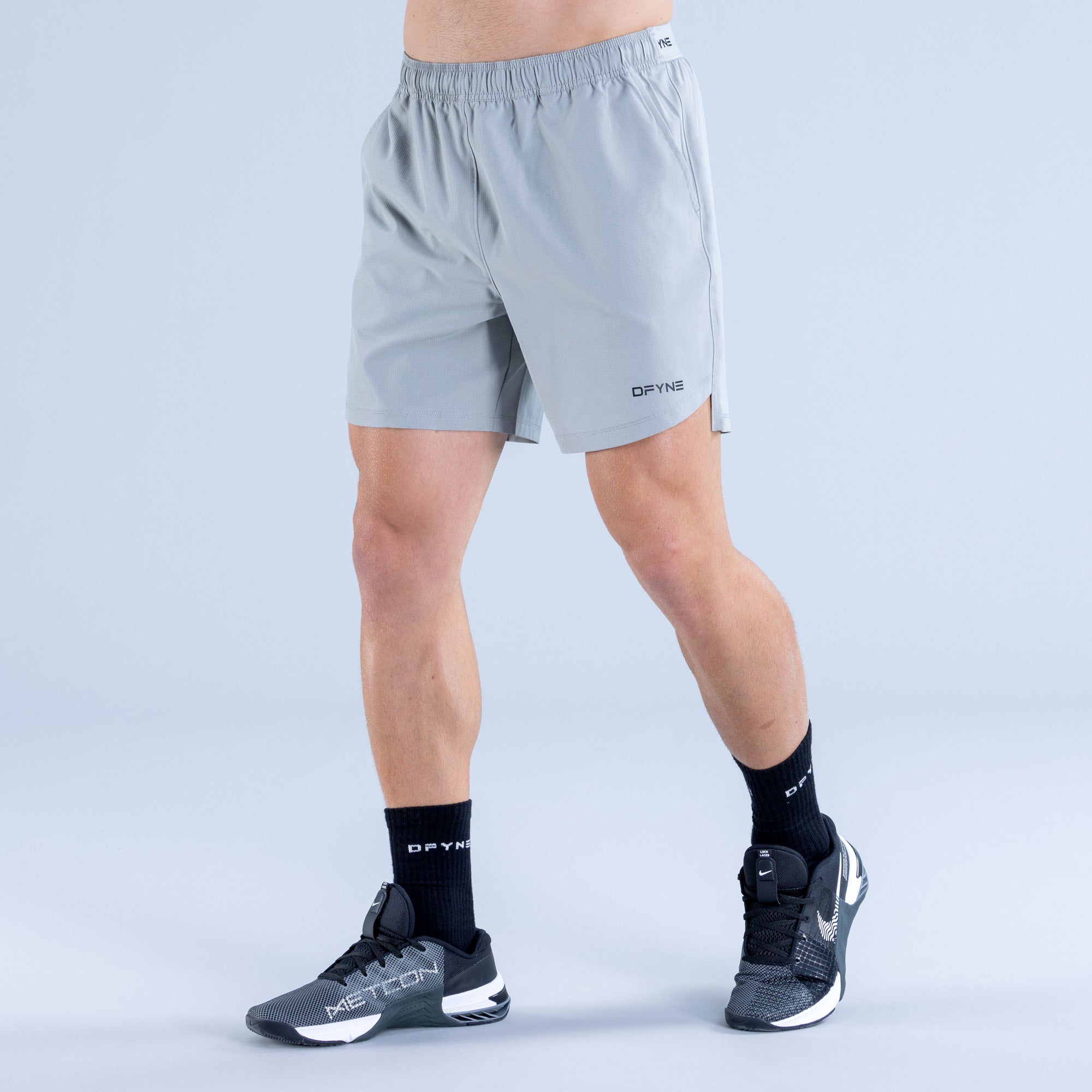 Pánské Shorts DFYNE Stealth Training Šedé | WCXDTA259