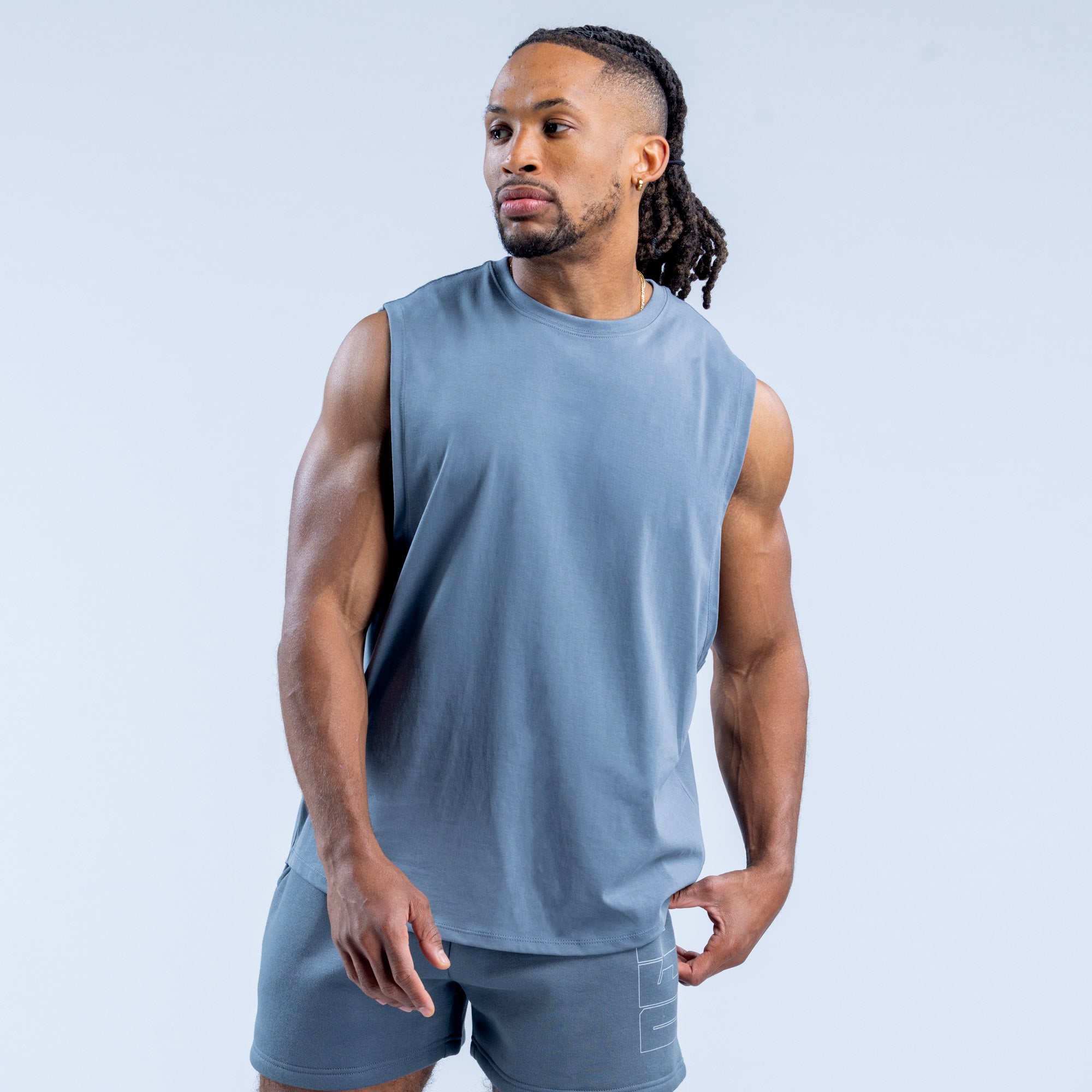 Pánské Tílko DFYNE Recharge Graphic Šedé | UIHNVR582