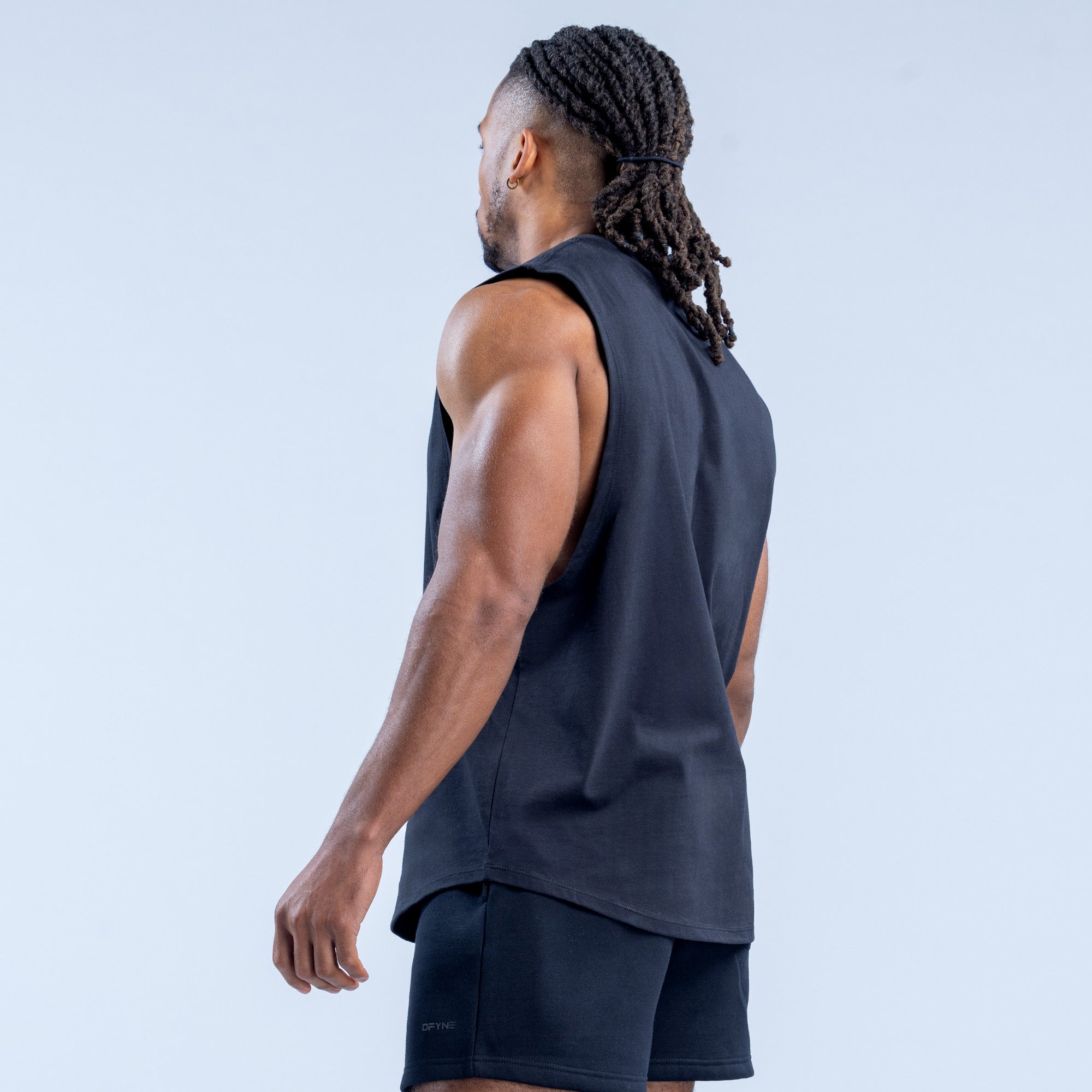 Pánské Tílko DFYNE Recharge Černé | WYHRPZ568