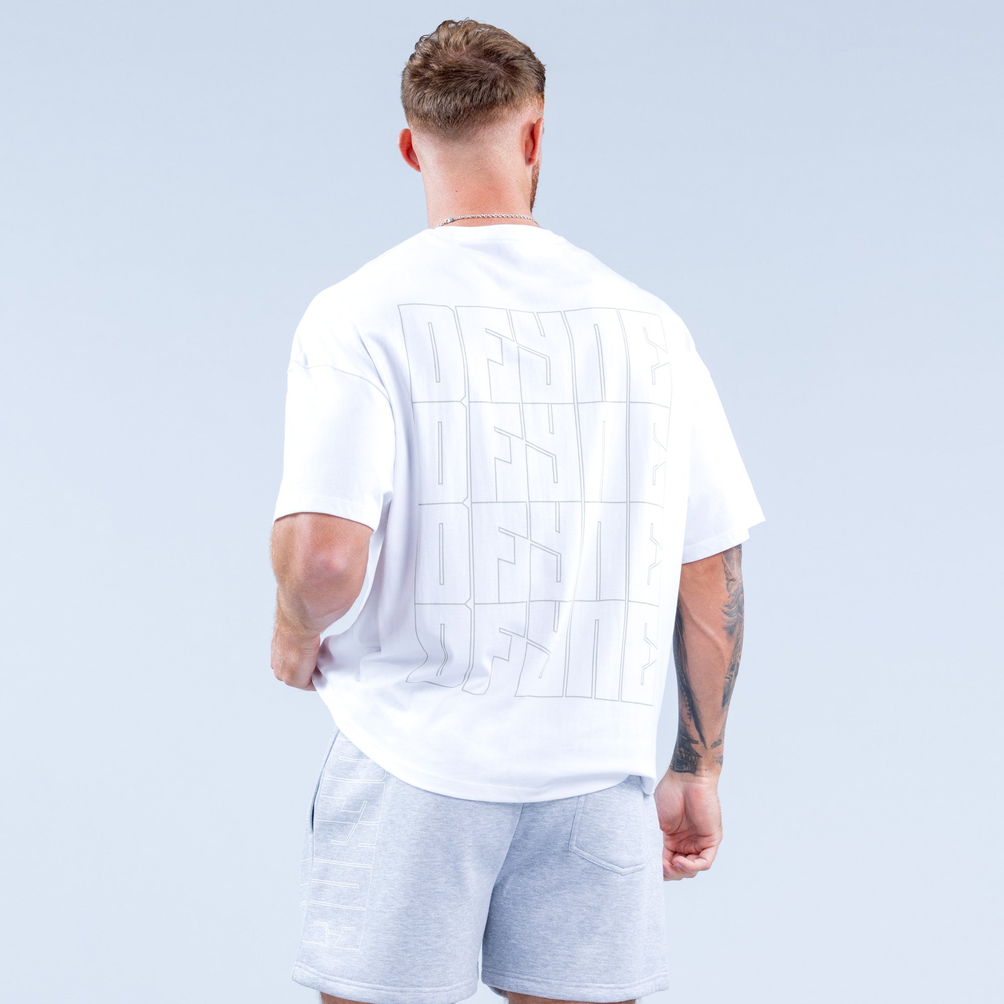 Pánské Tričko DFYNE Recharge Graphic Bílé | XRCWST502