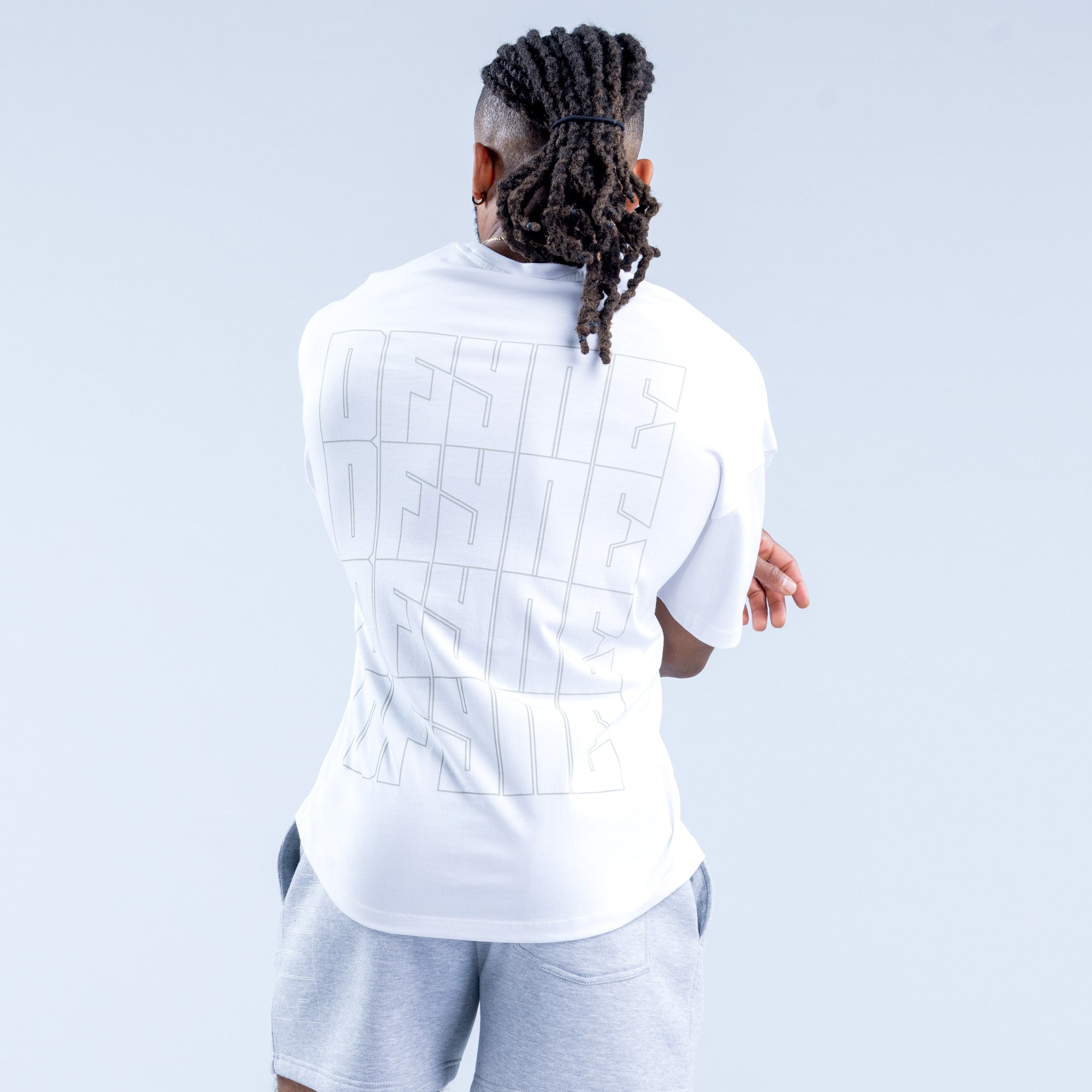 Pánské Tričko DFYNE Recharge Graphic Bílé | XRCWST502