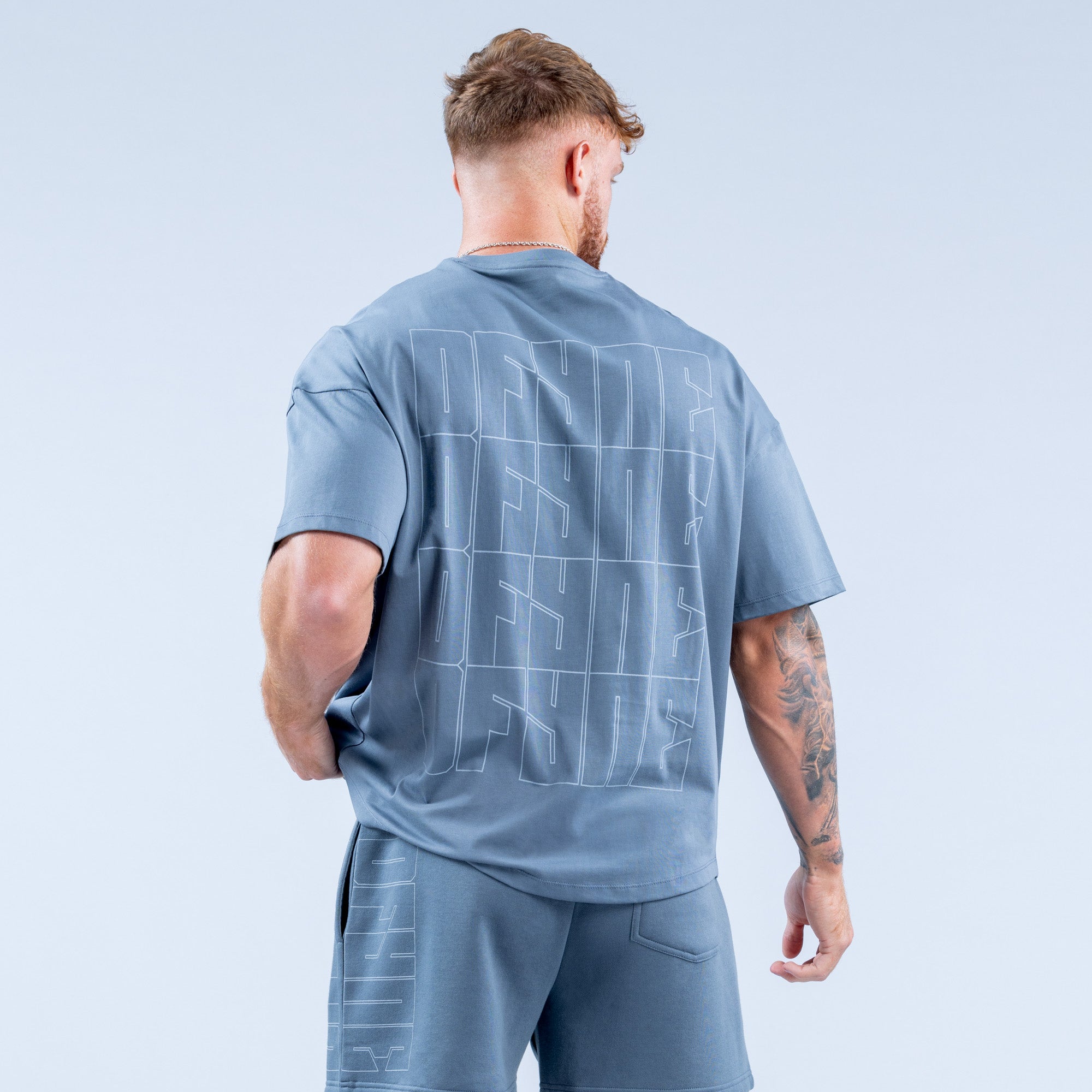 Pánské Tričko DFYNE Recharge Graphic Šedé | OTXPJD469