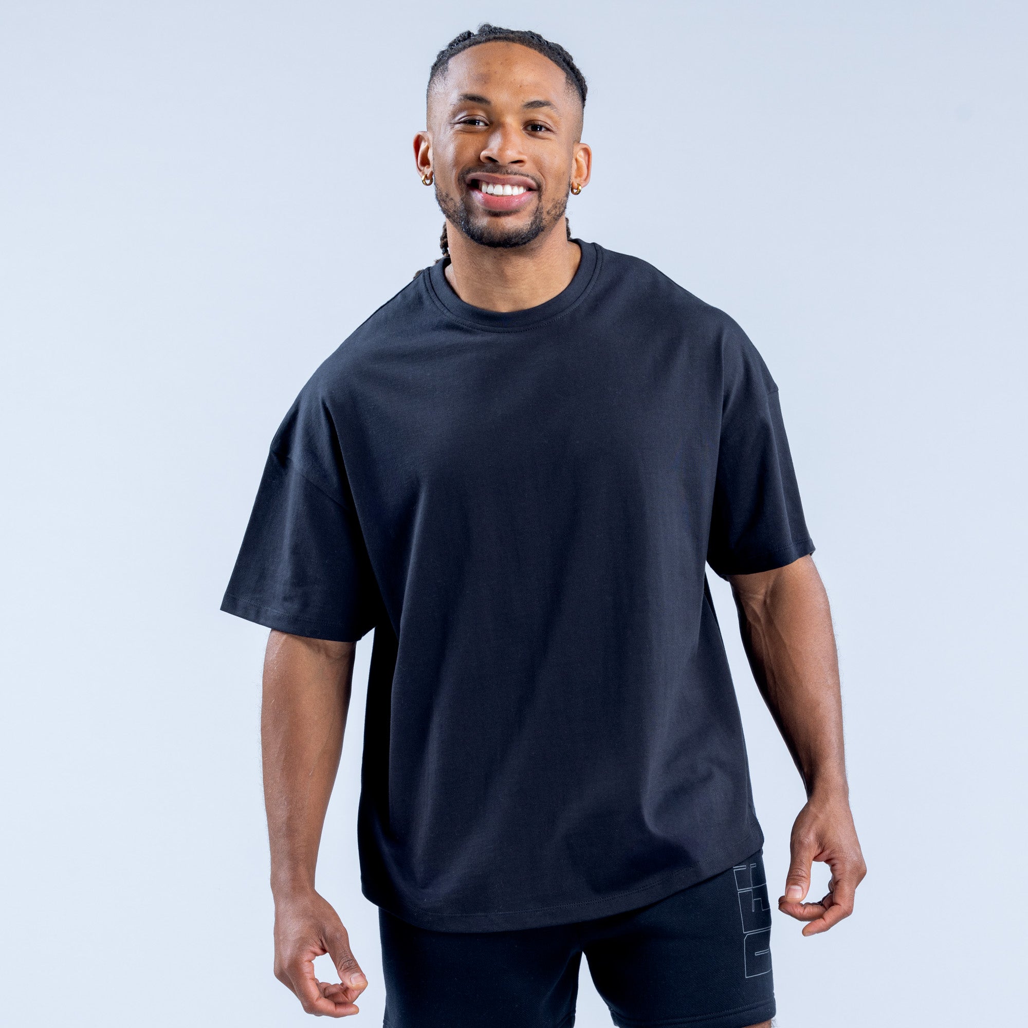 Pánské Tričko DFYNE Recharge Graphic Černé | HGJBZS569