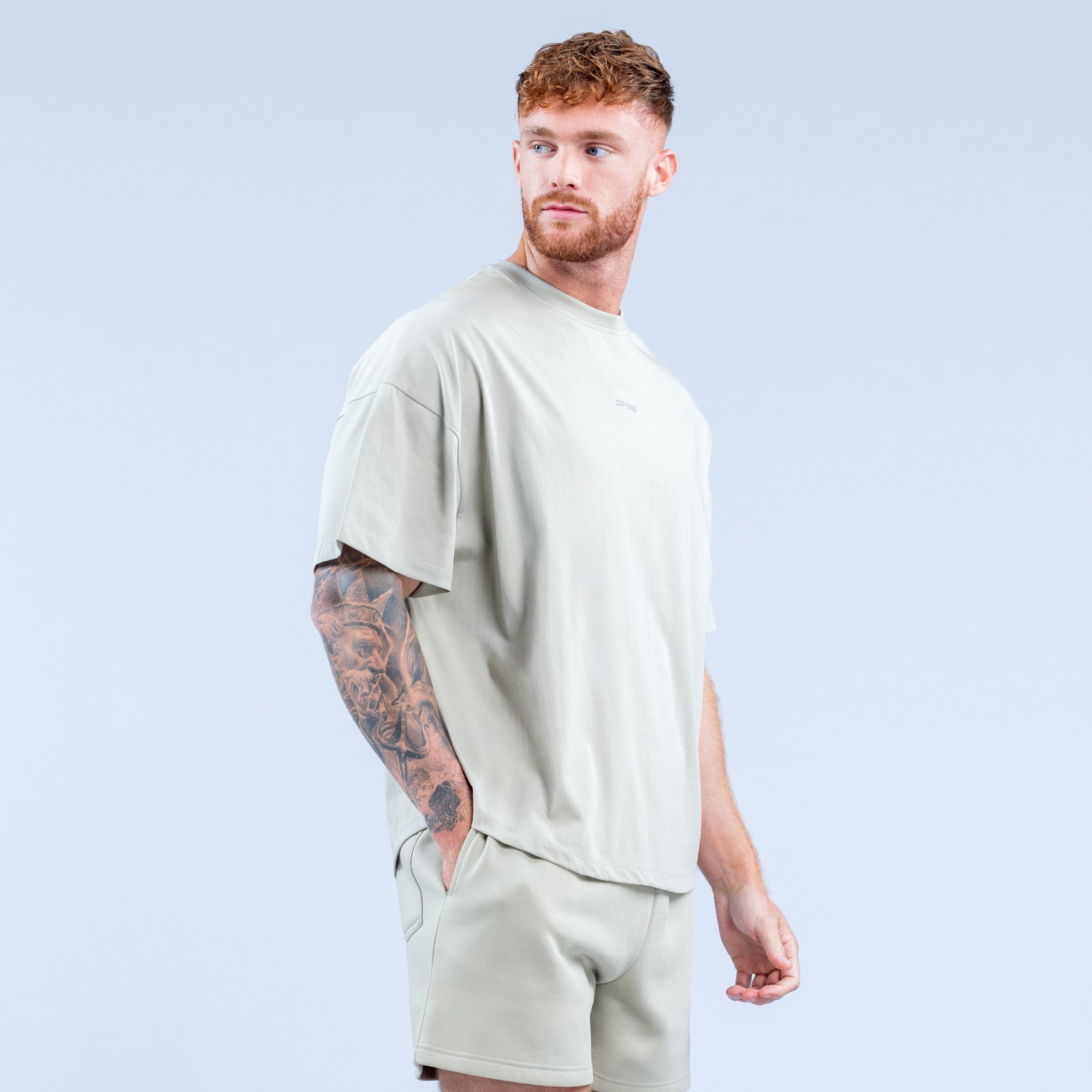 Pánské Tričko DFYNE Recharge Šedé | FYTSQK567