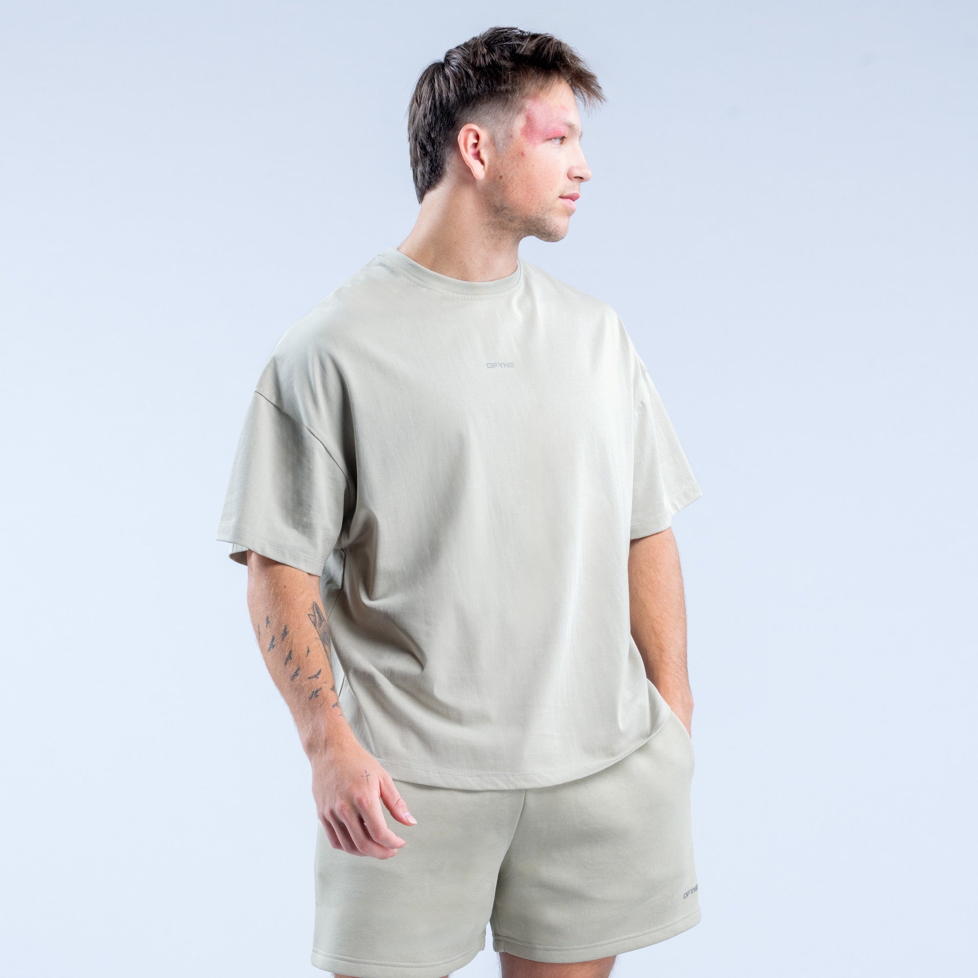 Pánské Tričko DFYNE Recharge Šedé | FYTSQK567