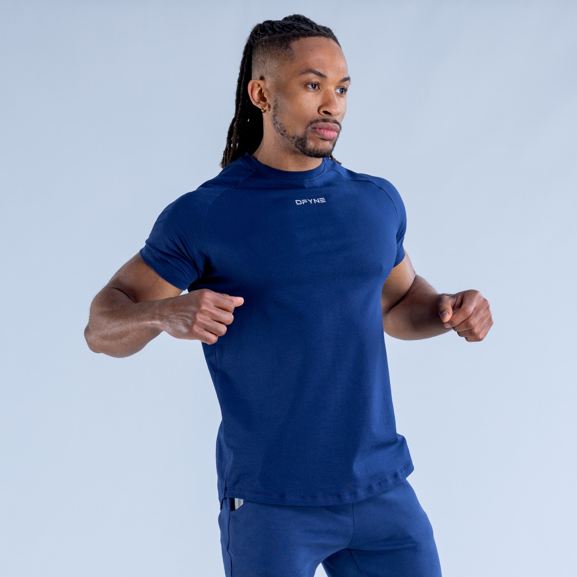 Pánské Tričko DFYNE Stealth Blankyt | BHCPJN129