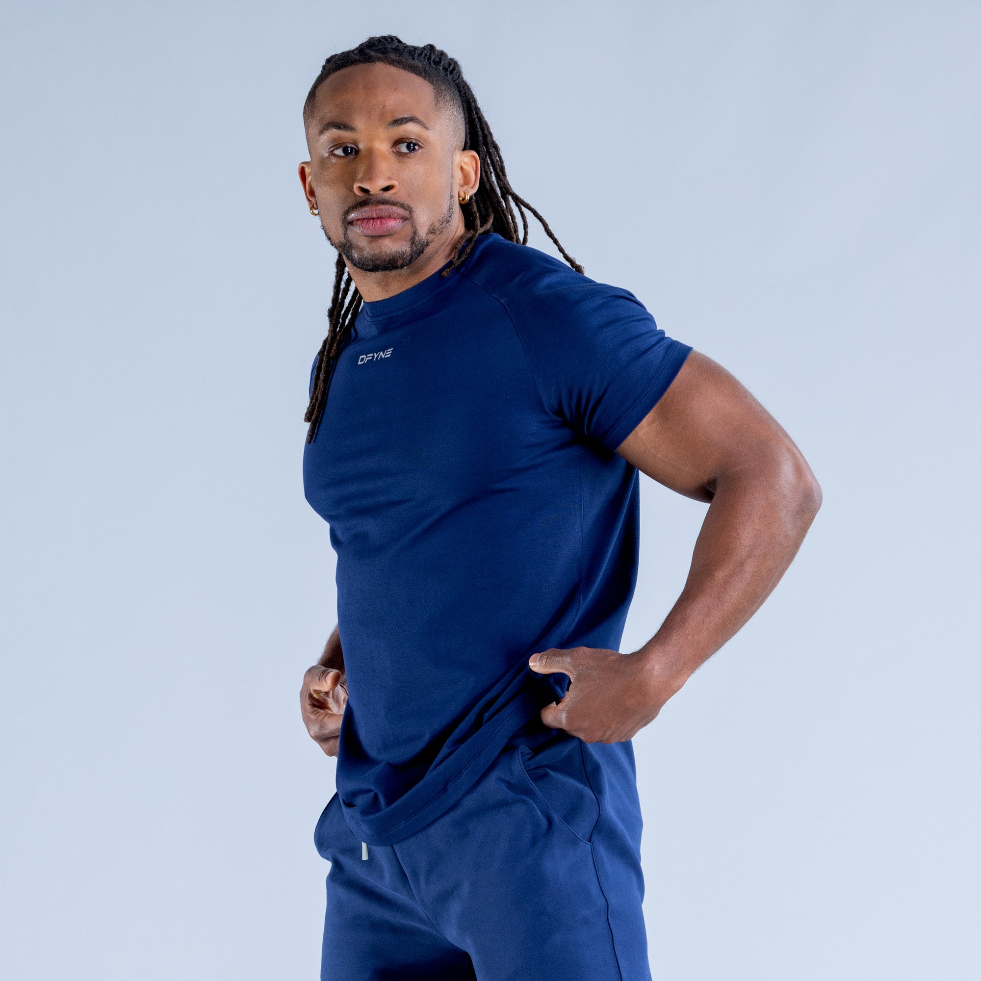 Pánské Tričko DFYNE Stealth Blankyt | BHCPJN129