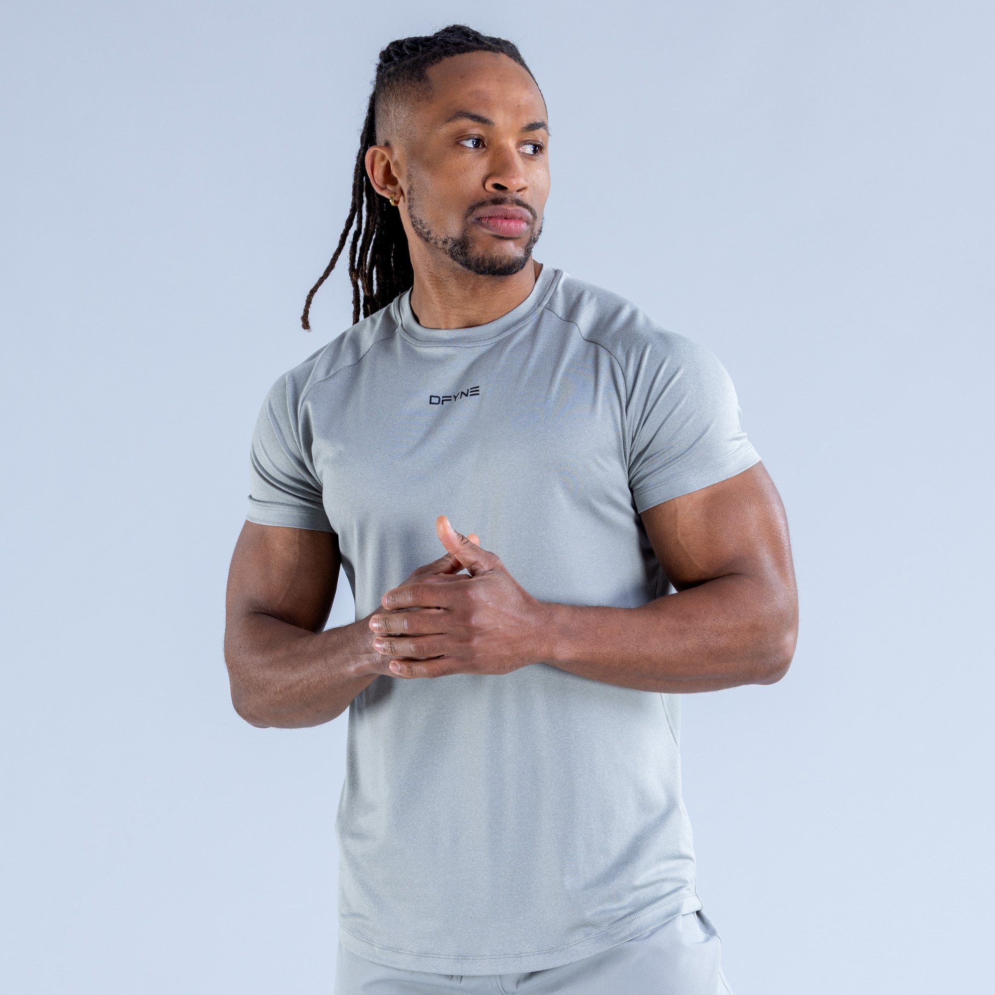 Pánské Tričko DFYNE Stealth Training Šedé | BIGDYS874