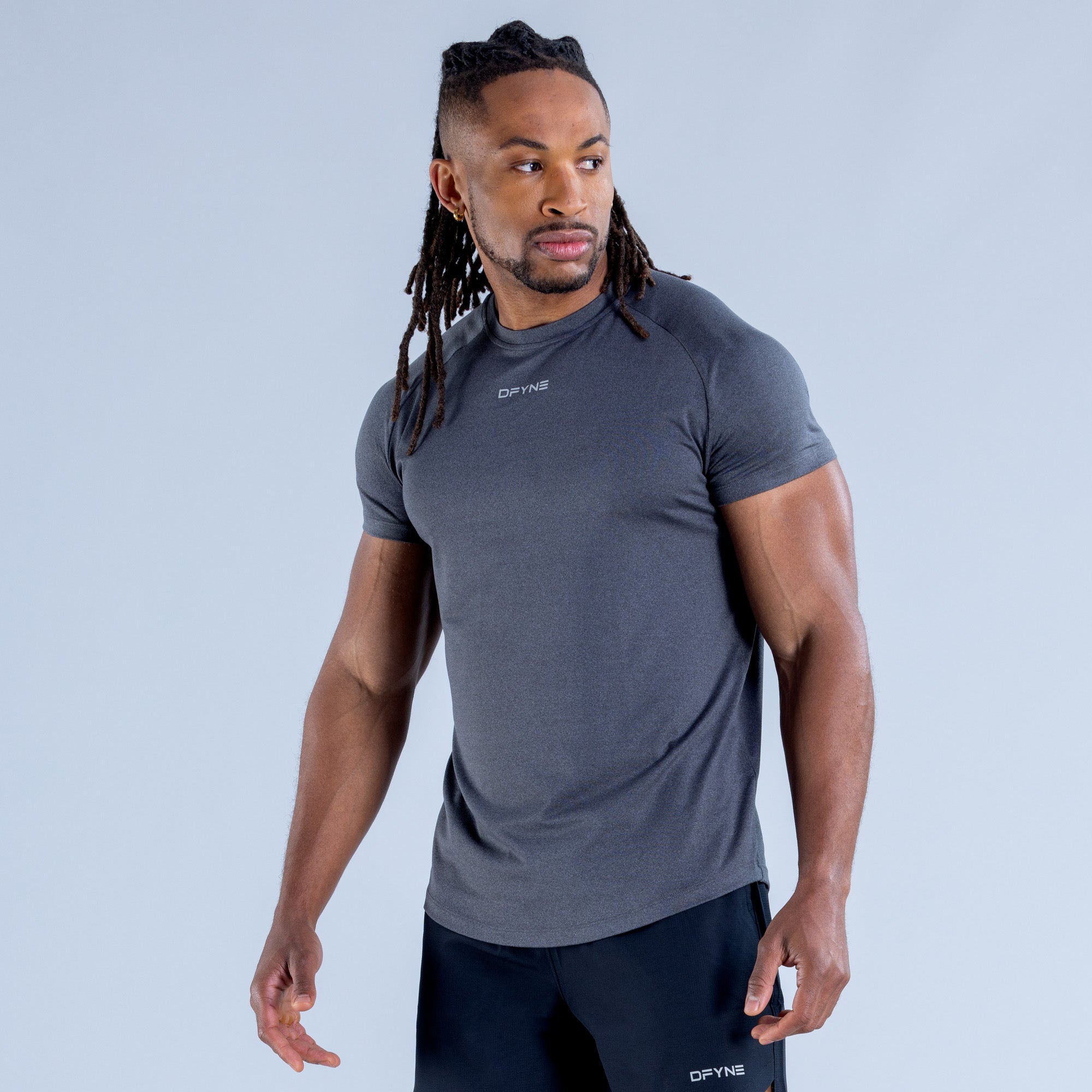 Pánské Tričko DFYNE Stealth Training Černé | SNAYIB854